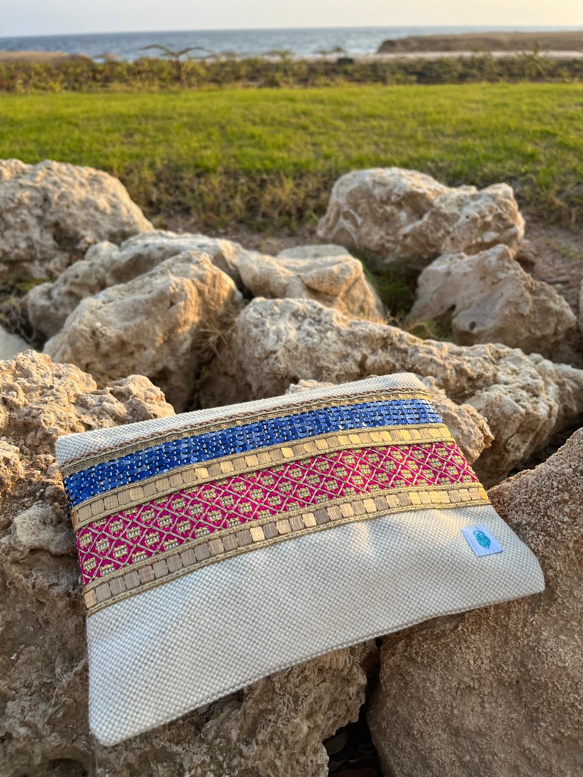 skaraBe Statement Clutch - Modell Pink Royal Glow #1