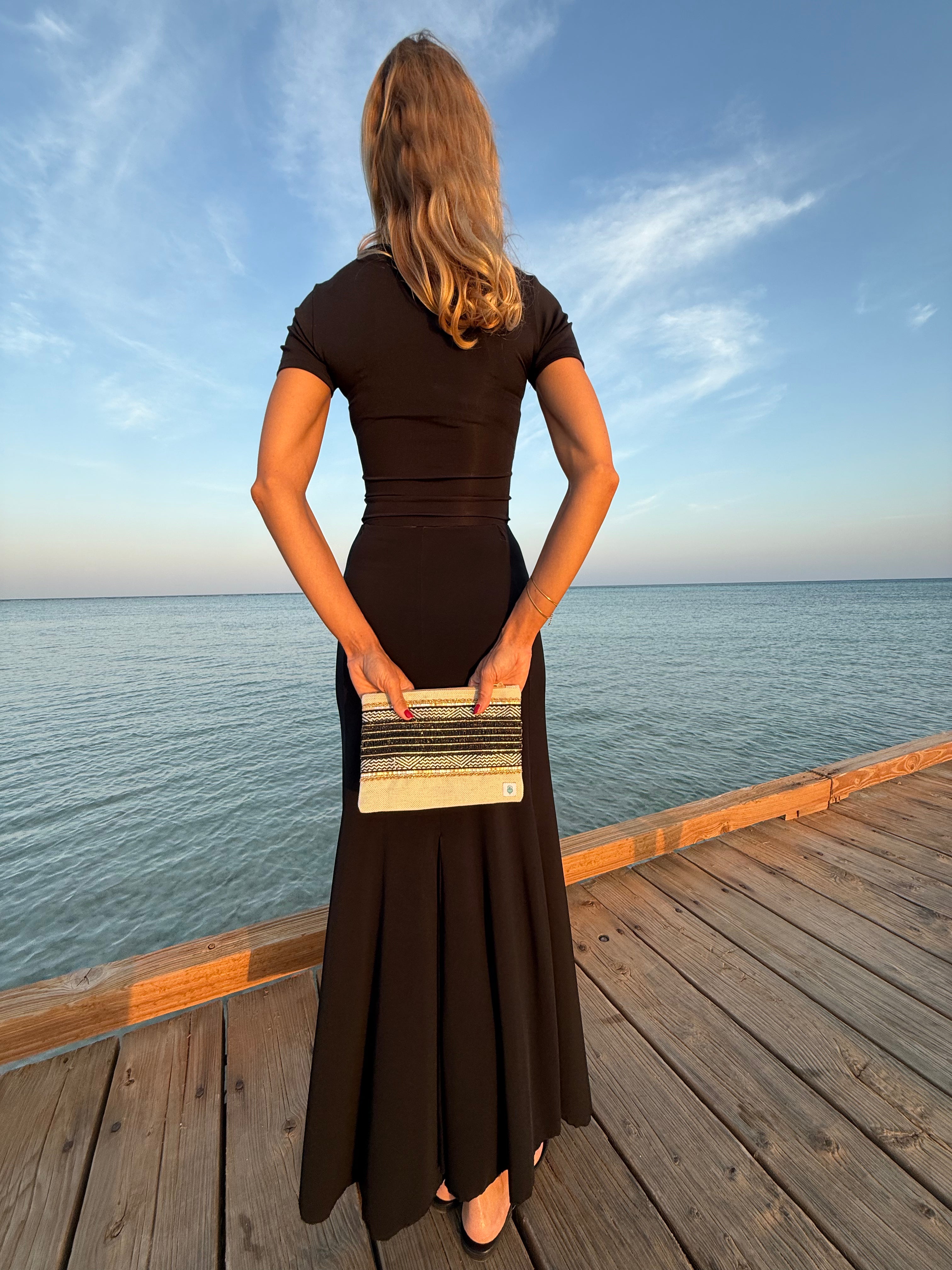 skaraBe Statement Clutch - Modell Nile Glam