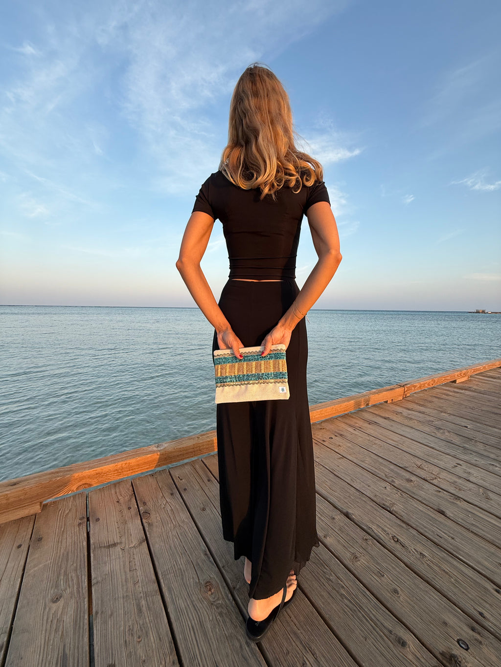 skaraBe Statement Clutch - Modell Ocean Breath