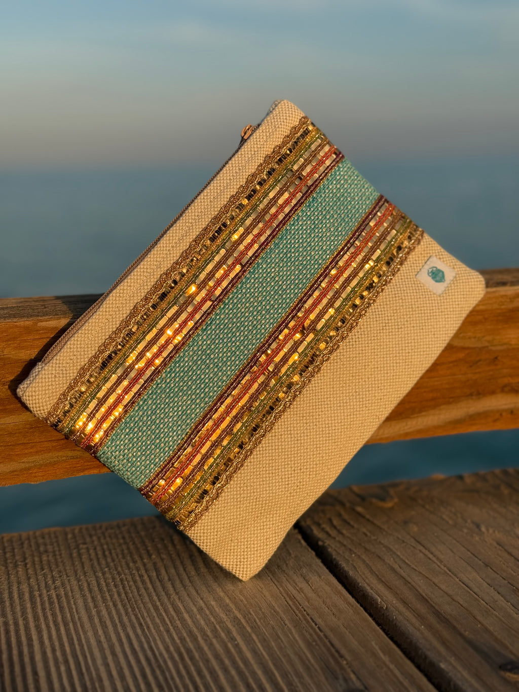 skaraBe Statement Clutch - Modell Red Sea Gold